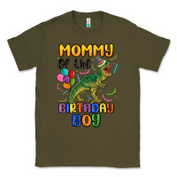 Army Green mommy of the birthday boy Classic Tee - MaliasSmallBusiness