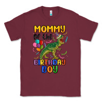 Burgundy mommy of the birthday boy Classic Tee - MaliasSmallBusiness