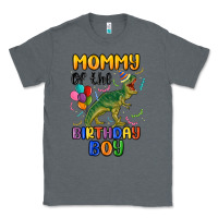 Charcoal Heather mommy of the birthday boy Classic Tee - MaliasSmallBusiness
