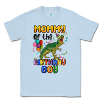 Dusty Blue mommy of the birthday boy Classic Tee - MaliasSmallBusiness