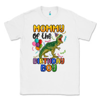 White mommy of the birthday boy Classic Tee - MaliasSmallBusiness