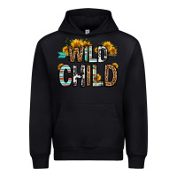 Black wild child Urban Hoodie - OliviaCreatesArt