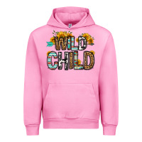 Fuchsia Pink wild child Urban Hoodie - OliviaCreatesArt
