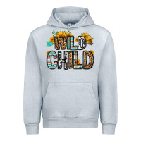 Heather Grey wild child Urban Hoodie - OliviaCreatesArt