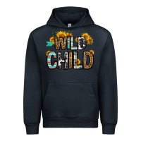 Navy wild child Urban Hoodie - OliviaCreatesArt