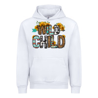 White wild child Urban Hoodie - OliviaCreatesArt