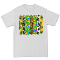 Dove Grey St. Patrick's Day brushstrokes Premium Tee - Neo Western