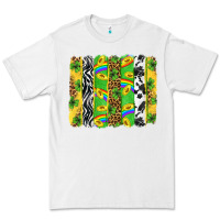 White St. Patrick's Day brushstrokes Premium Tee - Neo Western
