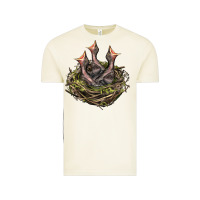 Vintage Arctic Bird Nest With Baby Birds Vintage Tee - LillyAllenDesigns