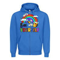 True Royal bee yourself Zipper Hoodie - LillyAllenDesigns