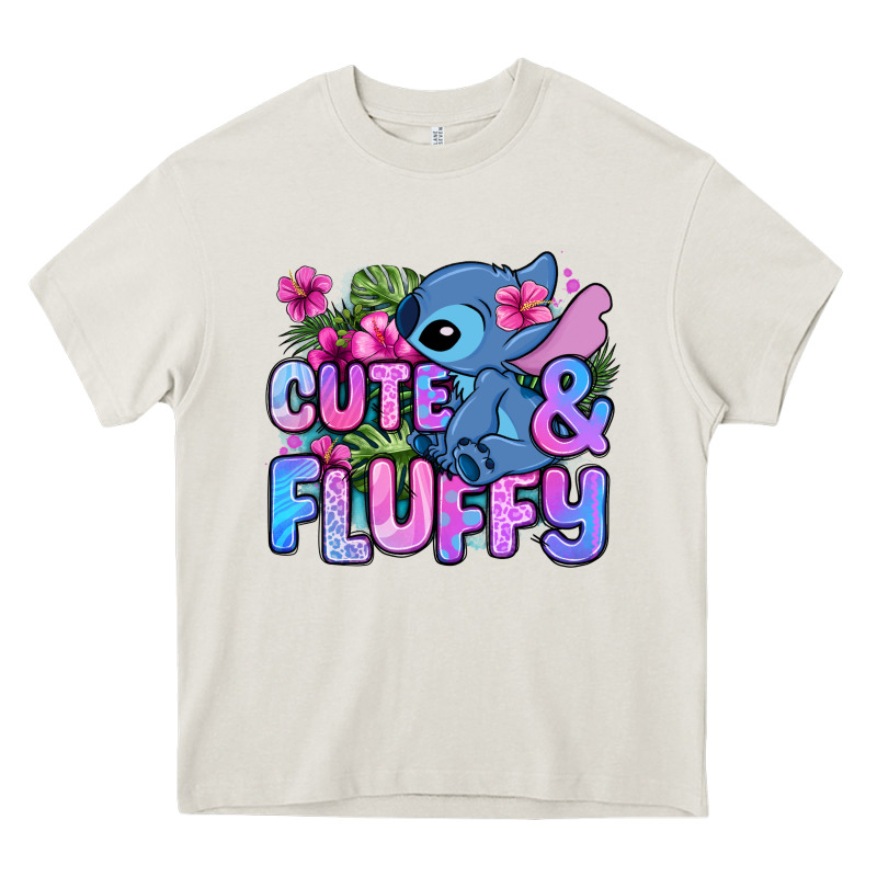 Cute And Fluffy Stitch Heavy Core Tee by Zillion Design Studio | Teevron