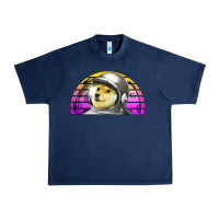 Navy dogecoin to the mars Urban Heavy Tee - Jasminsmagicworld