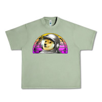 Oil Green dogecoin to the mars Urban Heavy Tee - Jasminsmagicworld