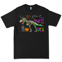 Black spooky saurus rex Premium Tee - CowhideDigitalArt