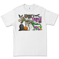 White spooky saurus rex Premium Tee - CowhideDigitalArt