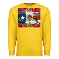 Lemon Mexican and Puerto Rico flag Premium Sweatshirt - texasbilliewilder