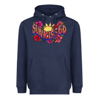 Navy sunkissed Heavyweight Hoodie - NancyCooperArtShop