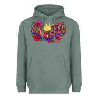 Sage sunkissed Heavyweight Hoodie - NancyCooperArtShop
