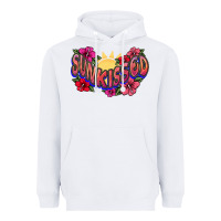 White sunkissed Heavyweight Hoodie - NancyCooperArtShop