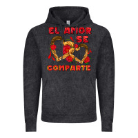 Vintage Black el amor se comparte with churros Vintage Hoodie - AdoDesignShop
