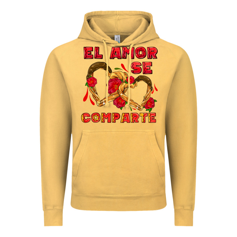 El Amor Se Comparte With Churros Vintage Hoodie by AdoDesignShop | Teevron