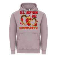 Vintage Zinc el amor se comparte with churros Vintage Hoodie - AdoDesignShop