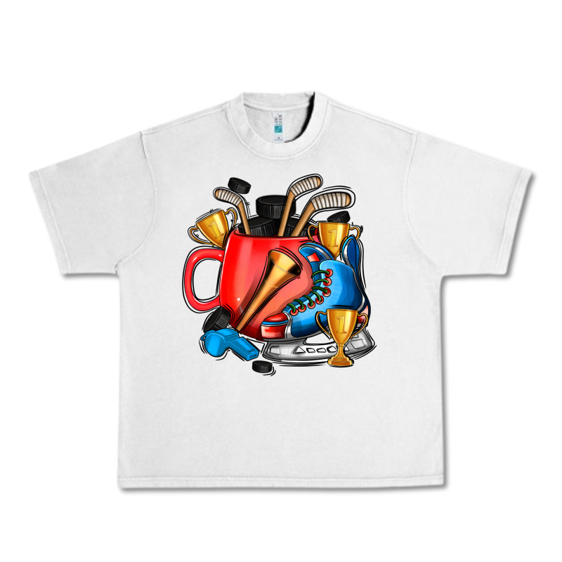 Hockey Coffee Urban Heavy Tee by AdoDesignShop | Teevron