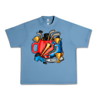 Pebble Blue hockey coffee Urban Heavy Tee - AdoDesignShop