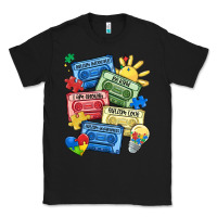 Black autism cassette tapes Classic Tee - MaliasSmallBusiness