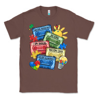 Chestnut autism cassette tapes Classic Tee - MaliasSmallBusiness