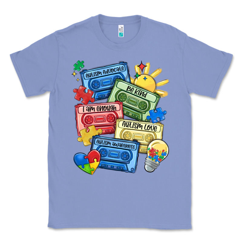 Autism Cassette Tapes Classic Tee by MaliasSmallBusiness | Teevron