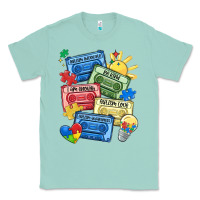 Seafoam autism cassette tapes Classic Tee - MaliasSmallBusiness