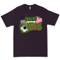 Plum love my girl soccer Premium Tee - HRA Design Shop