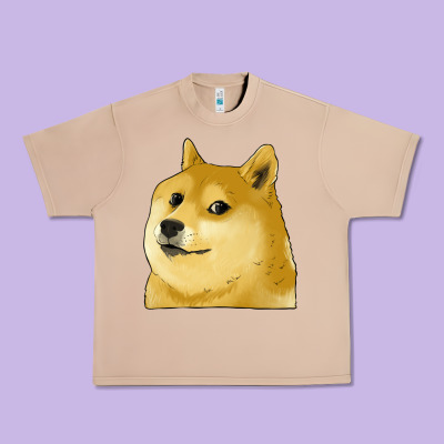 Doge Coin Shiba Dog Urban Heavy Tee Designed By Jasminsmagicworld