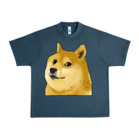 Midnight Navy doge coin shiba dog Urban Heavy Tee - Jasminsmagicworld