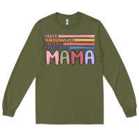 Army Green mama Long Sleeve Tee - MaliasSmallBusiness