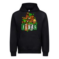 Black St. Patrick's Texas map Urban Hoodie - OliviaCreatesArt