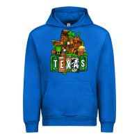 Cobalt St. Patrick's Texas map Urban Hoodie - OliviaCreatesArt