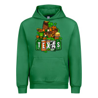 Emerald St. Patrick's Texas map Urban Hoodie - OliviaCreatesArt