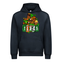 Navy St. Patrick's Texas map Urban Hoodie - OliviaCreatesArt