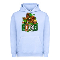 Pigment Grape Ice St. Patrick's Texas map Urban Hoodie - OliviaCreatesArt