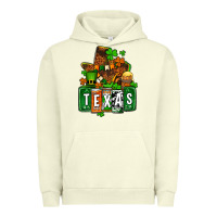 Pigment Pistachio St. Patrick's Texas map Urban Hoodie - OliviaCreatesArt