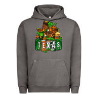 Pigment Tornado St. Patrick's Texas map Urban Hoodie - OliviaCreatesArt