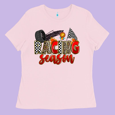 Racing Season Ladies Tee Designed By Zillion Design Studio