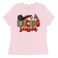 Bubblegum Pink racing season Ladies Tee - Zillion Design Studio