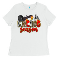 White racing season Ladies Tee - Zillion Design Studio
