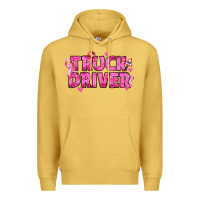 Antique Gold Breast Cancer truck driver Premium Hoodie - texasbilliewilder