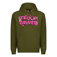 Army Green Breast Cancer truck driver Premium Hoodie - texasbilliewilder