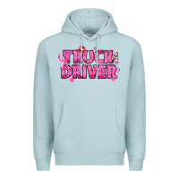 Blue Mist Breast Cancer truck driver Premium Hoodie - texasbilliewilder