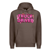 Coffee Breast Cancer truck driver Premium Hoodie - texasbilliewilder